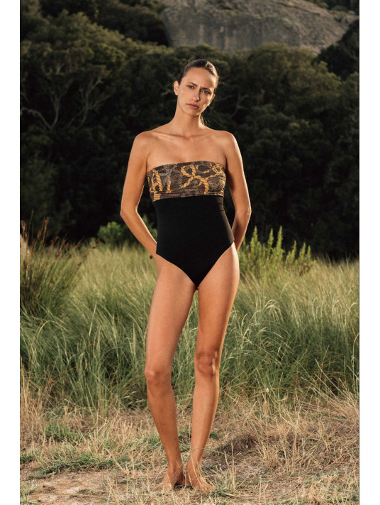 One piece lurex swimsuit CALARENA