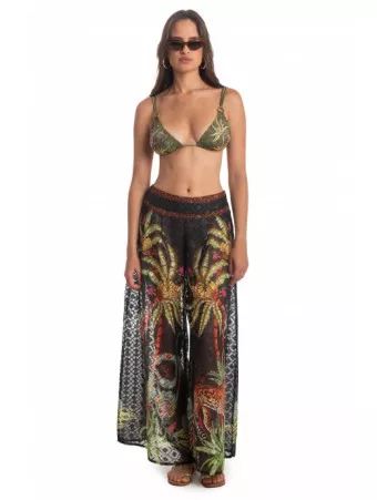 PIN UP Printed beach skirt SAFARI