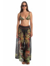 PIN UP Printed beach skirt SAFARI