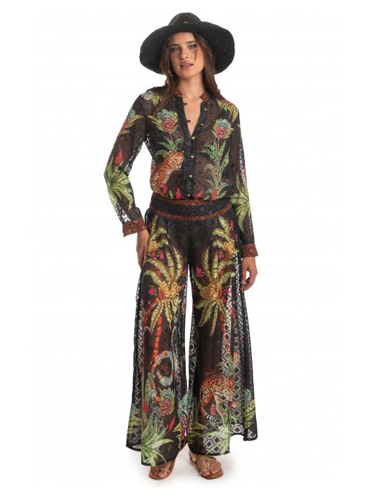 PIN UP Pantalon imprimé SAFARI