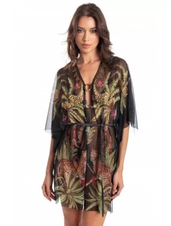 PIN UP Poncho imprimé SAFARI