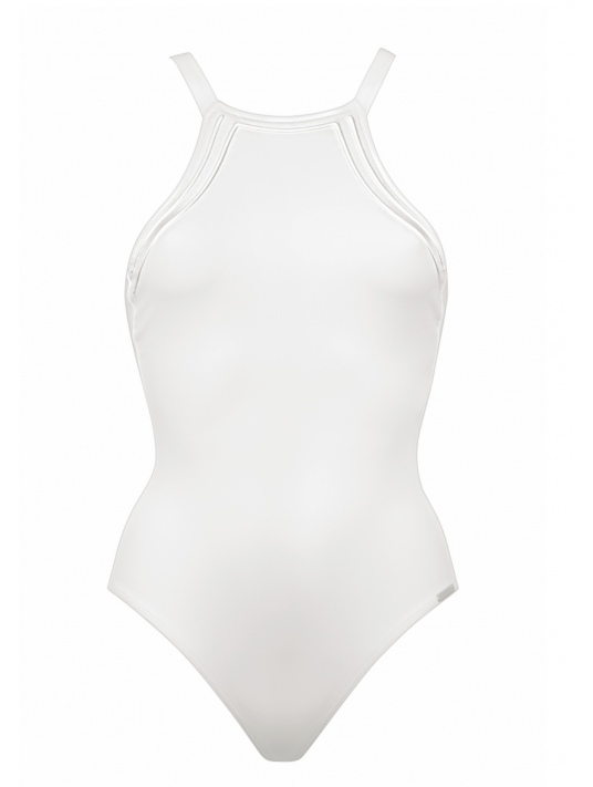 Maryan Mehlhorn Sporty white swimsuit SPORT