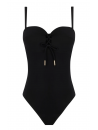 ANTIGEL Maillot une pièce noir bandeau coque LA GLAM TONIQUE