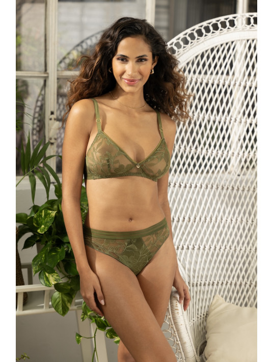 Antigel Thong green DENTELLE REBELLE