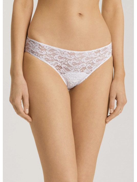 Hanro Culotte dentelle coton blanc MOMENTS