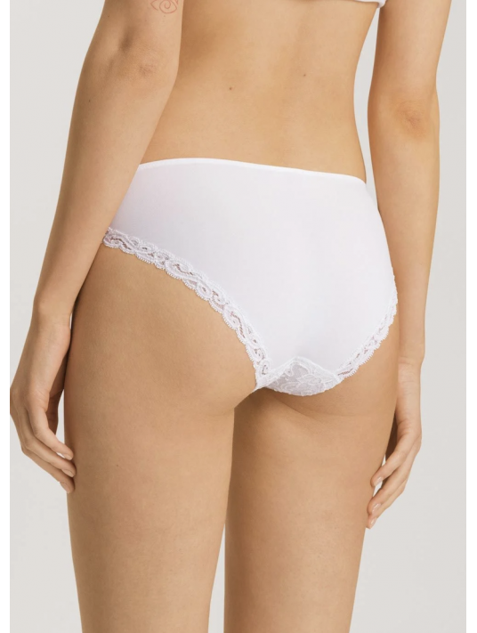 Hanro Culotte dentelle coton blanc MOMENTS