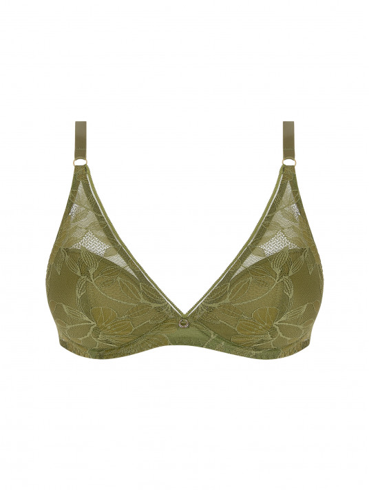 Plunge padded bra DENTELLE REBELLE