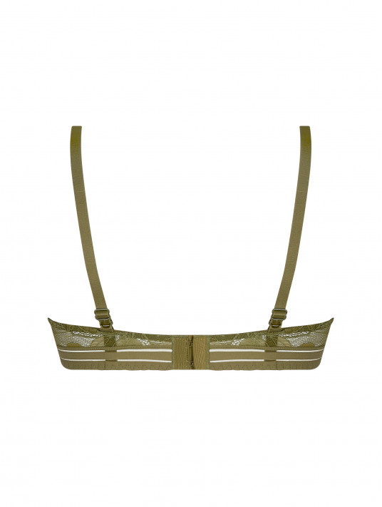 Soutien-gorge sans armatures vert DENTELLE REBELLE