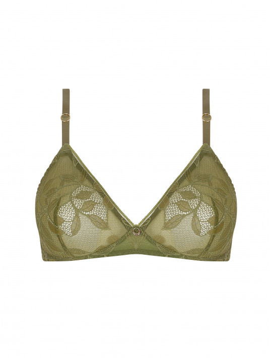 Antigel Non wired bra green DENTELLE REBELLE