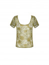 Top vert DENTELLE REBELLE