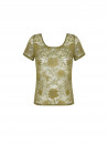 Top vert DENTELLE REBELLE