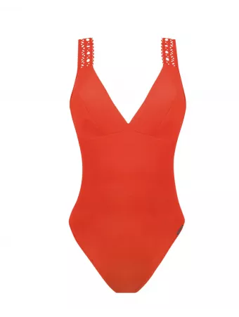 Lise Charmel Maillot nageur maintien orange AJOURAGE COUTURE