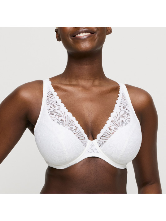 Twist Triangle Plonged bra natural RUPI