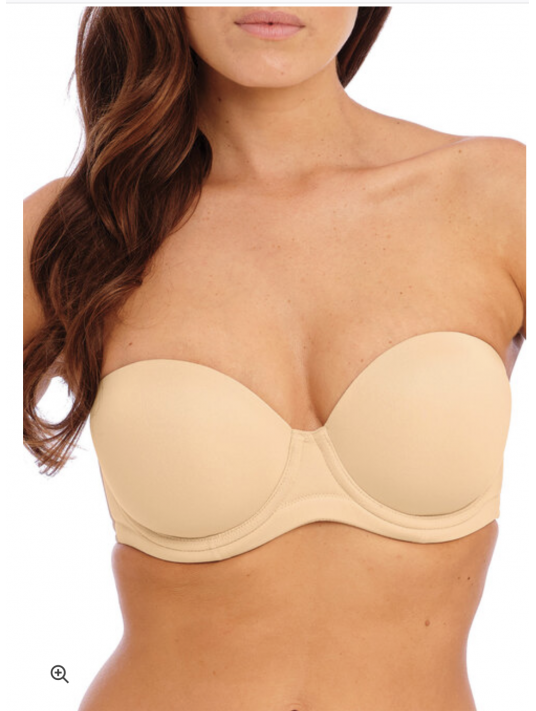 Great support bandeau bra nude RED CARPET