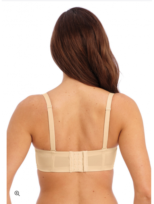 Soutien-gorge bandeau grand maintien nude RED CARPET