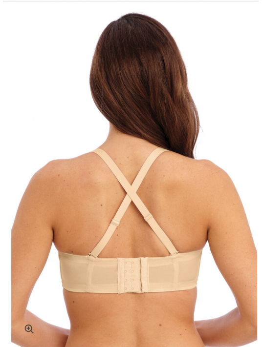 Soutien-gorge bandeau grand maintien nude RED CARPET