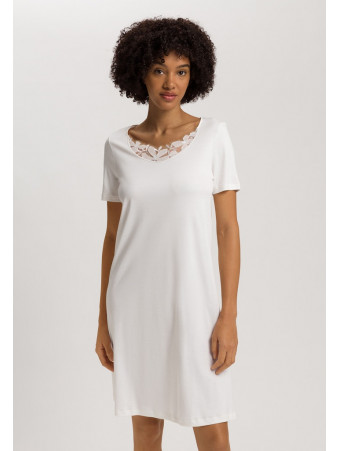 HAnro Chemise de nuit manches courtes coton KALEA