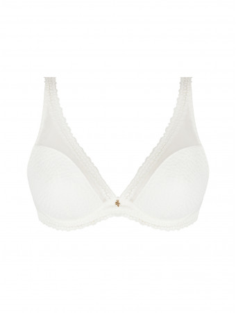 Antigel Soutien-gorge 1/2 mousse écru EXQUISE EN DENTELLE