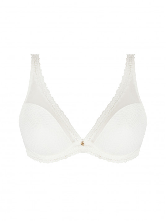 Half padded triangle bra EXQUISE EN DENTELLE
