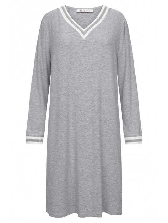 FERAUD Chemise de nuit gris modal