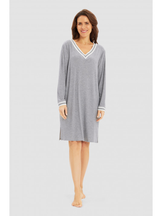 FERAUD Chemise de nuit gris modal