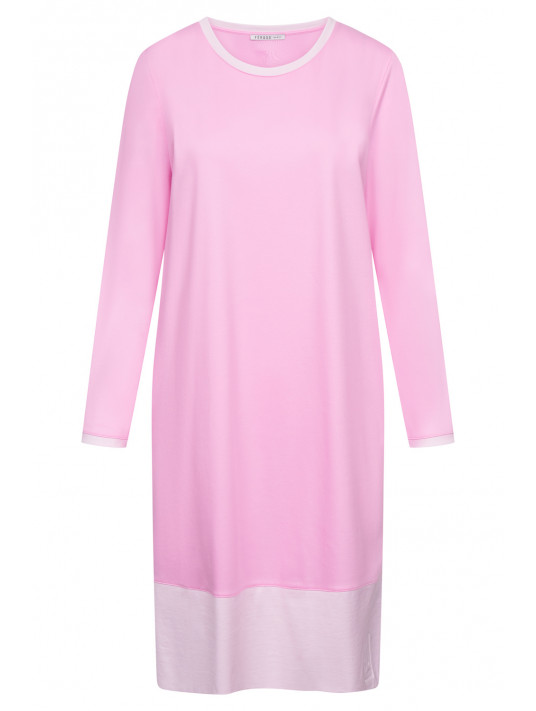 FERAUD Pink long-sleeved nightgown