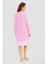 FERAUD Pink long-sleeved nightgown