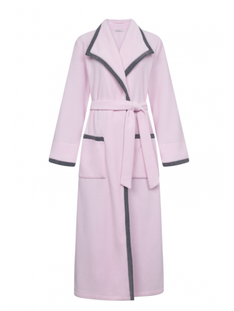 Robe de chambre en polaire rose
