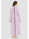 Pink Fleece wrap-around dressing gown