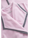 Robe de chambre en polaire rose