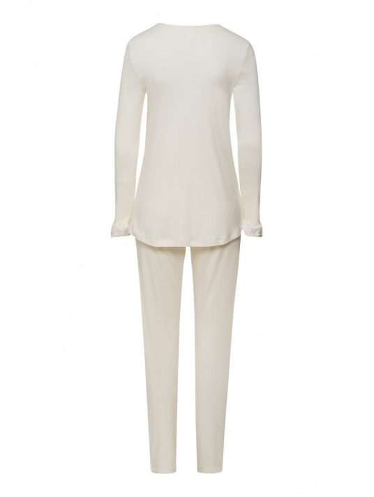 HANRO Ivory long-sleeved pyjamas CLAIRE