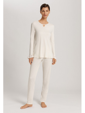 HANRO Ivory long-sleeved pyjamas CLAIRE