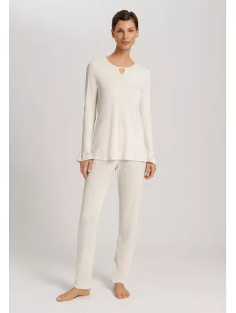 HANRO Ivory long-sleeved pyjamas CLAIRE
