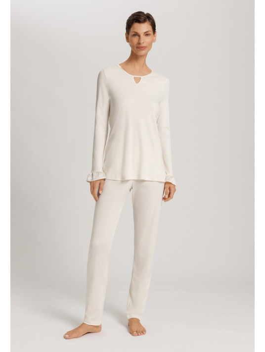 HANRO Ivory long-sleeved pyjamas CLAIRE