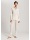 HANRO Ivory long-sleeved pyjamas CLAIRE