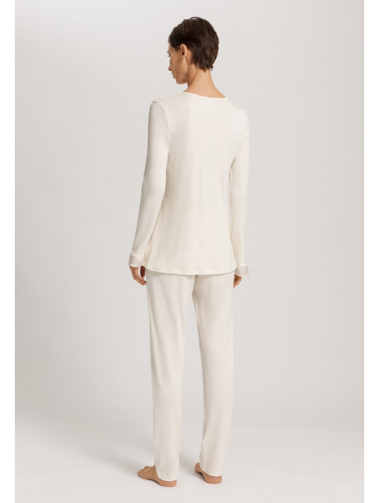 HANRO Ivory long-sleeved pyjamas CLAIRE