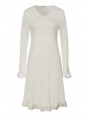 HANRO Ivory long-sleeved nightgown CLAIRE