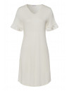 HANRO Ivory short-sleeved nightdress CLAIRE
