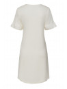 HANRO Chemise de nuit manches courtes ivoire CLAIRE