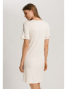 HANRO Ivory short-sleeved nightdress CLAIRE
