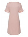 HANRO Chemise de nuit manches courtes rose CLAIRE