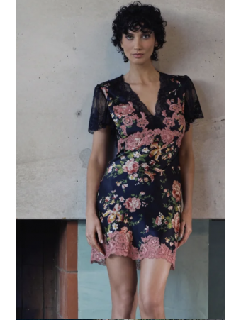 Marjolaine Satin dress BERNADETTE