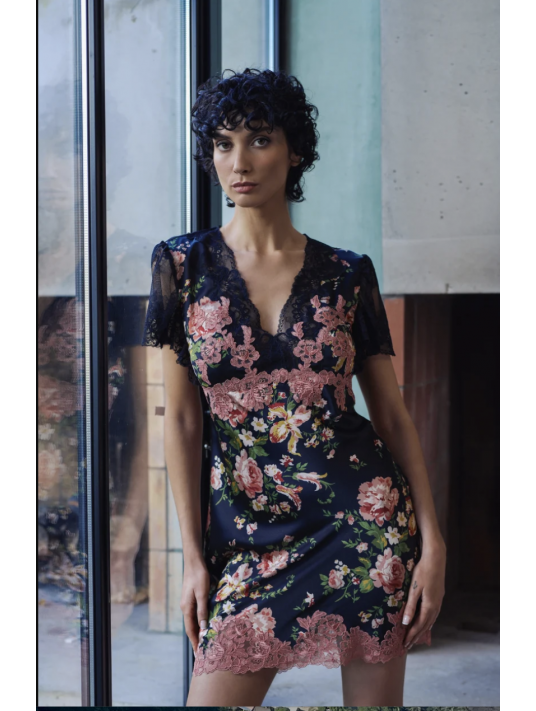 Marjolaine Satin dress BERNADETTE