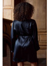 MARJOLAINE Short silk dressing gown BACCARAT