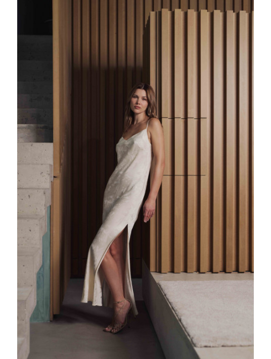 MARJOLAINE Nuisette longue satin BEATRICE