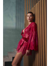 MARJOLAINE Pink lace kimono BROOKE