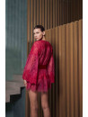 MARJOLAINE Pink lace kimono BROOKE