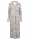 FÉRAUD Long Leopard Print Loungewear Dress