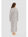 FÉRAUD Long Leopard Print Loungewear Dress