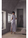 MARJOLAINE Long silk nightdress BRANDA